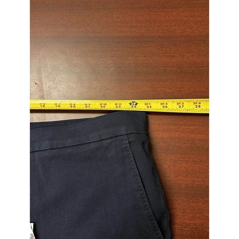 Robert Graham Chino Shorts Mens 46 Navy‎ Blue Classic Solid Fit Summer Golf NEW